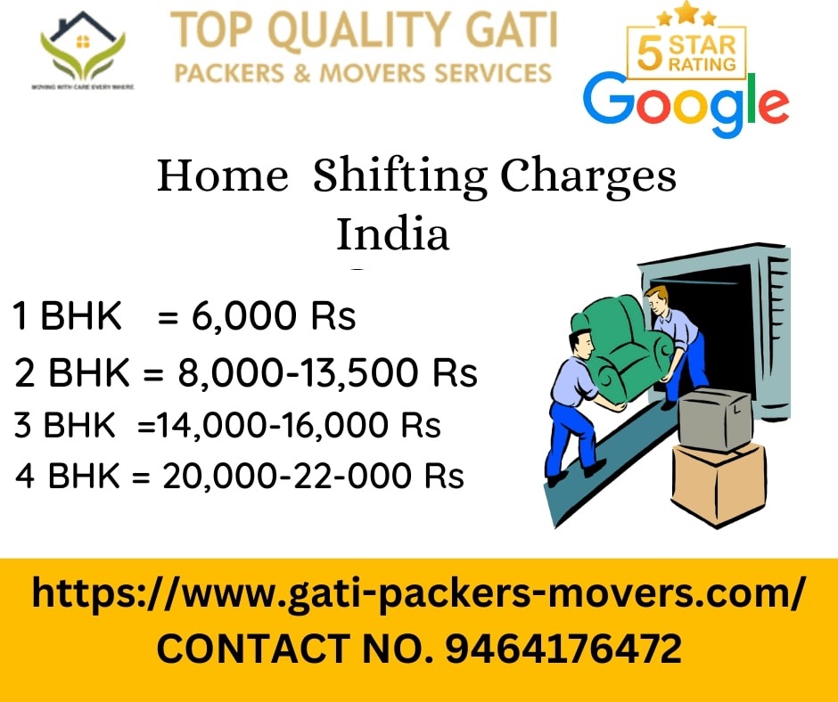 Gati Home Shifting Charges