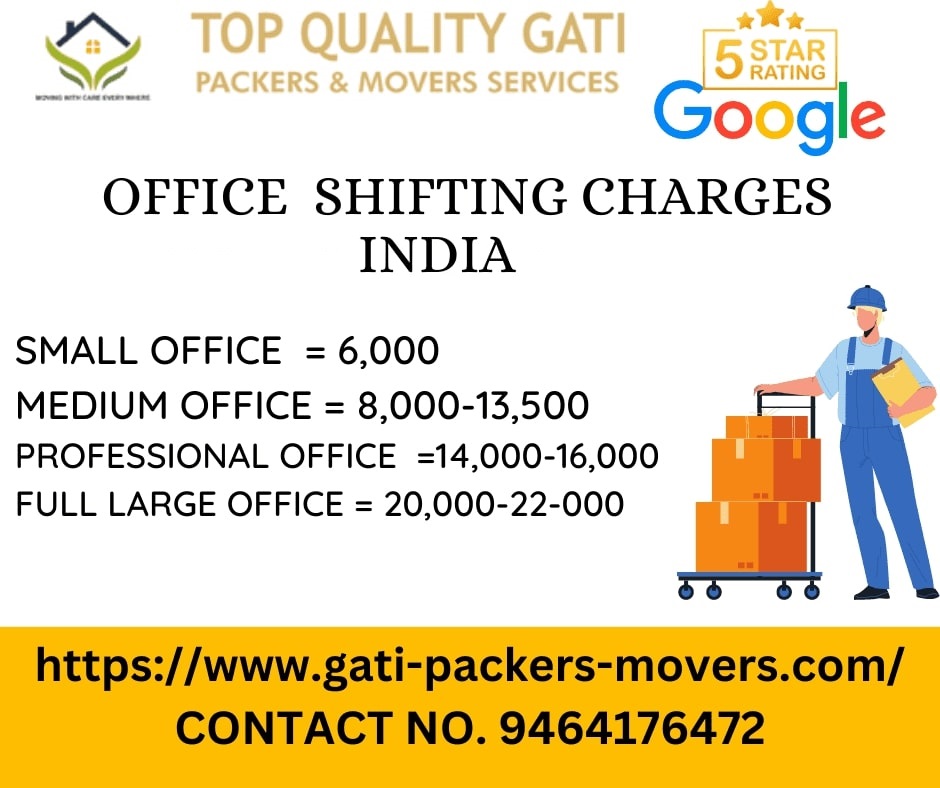 Gati Office Shifting Charges